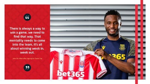 John Mikel Obi Moves To Stoke City (Photos)