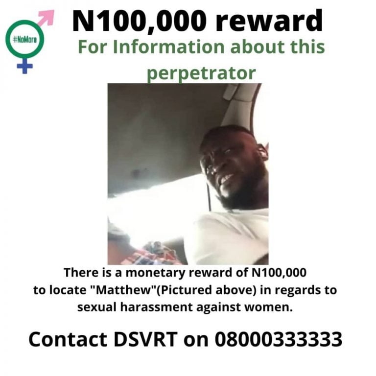 Lagos Launches Manhunt For Man Performing Sexual Acts Inside A Bus