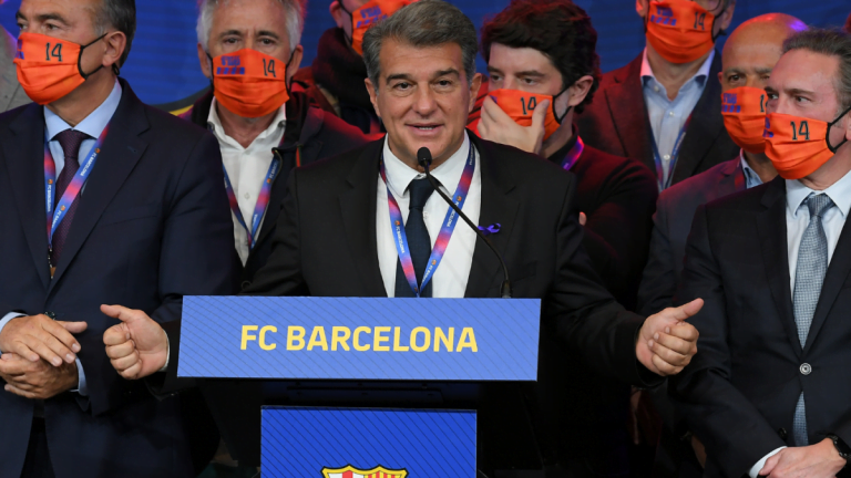 Barcelona Elect Joan Laporta As New President For Second Time