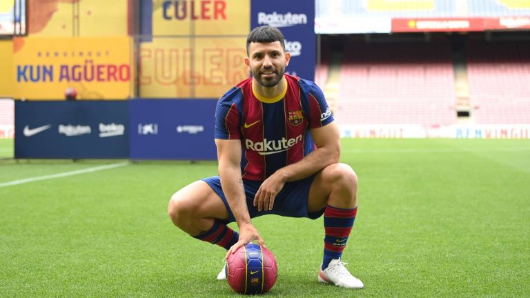 ‘I Knew One Day Barcelona Would Notice Me’ – Aguero Happy To Make Childhood Dream A Reality