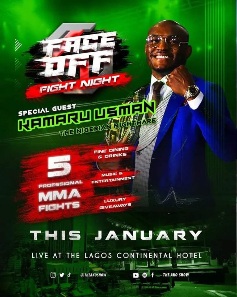 5FIVE 4FOUR LIMITED ANNOUNCES FIRST-EVER MMA FACE-OFF FIGHT NIGHT IN LAGOS