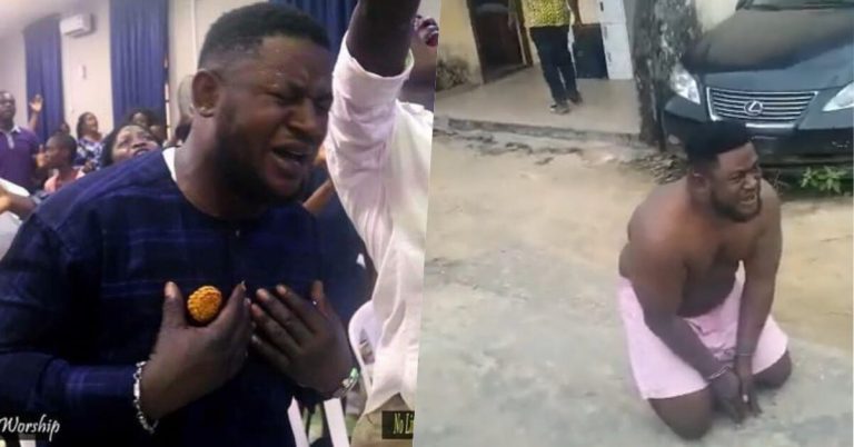 Photo Of Notorious Kidnapper “lion” Pouring Out His Soul During Worship In Church Surfaces