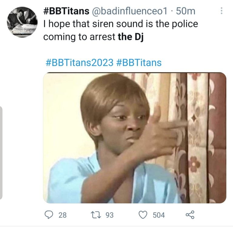 Nigerians Blast BBTitans Party DJ For Making The Party Boring